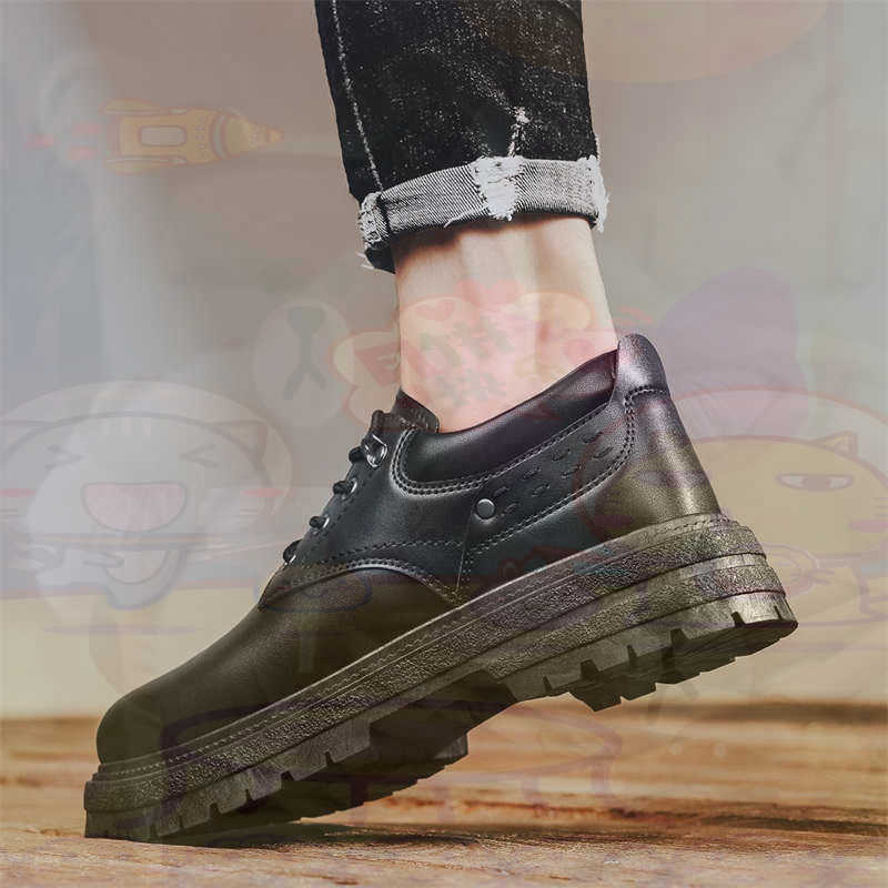 Formal Men Daily Wear Footwear - Sepatu Pria Tenis Pelatih Fashion Kulit