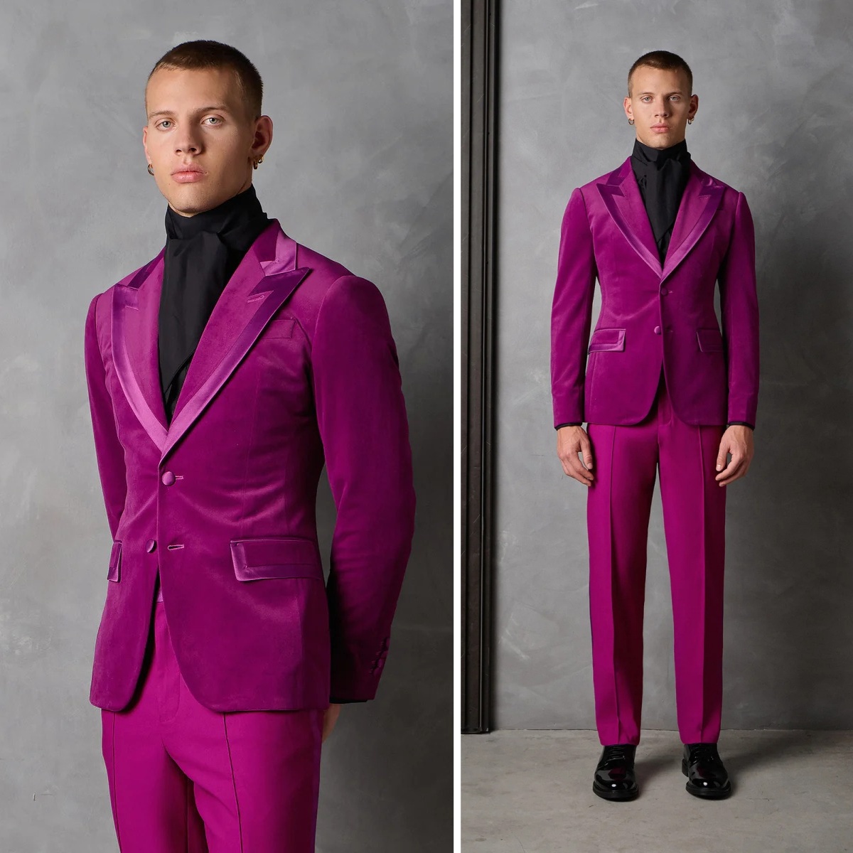 Men Formal Wear Modern - Jas Tuxedo Pria Elegan Bahan Beludru