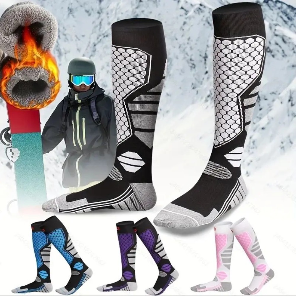 Sock Garter Men - Kaus kaki ski musim dingin yang