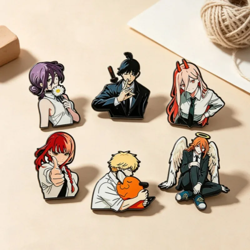 Tuxedo Lapel Pin - Set Pin Enamel Chainsaw Man Reze