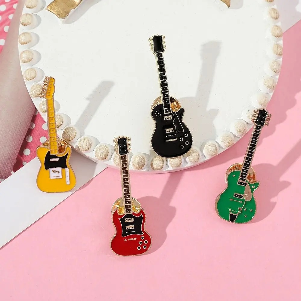 1/2/4 Buah Bros Gitar Enamel L - Tuxedo Lapel Pin ulasan dan harga
