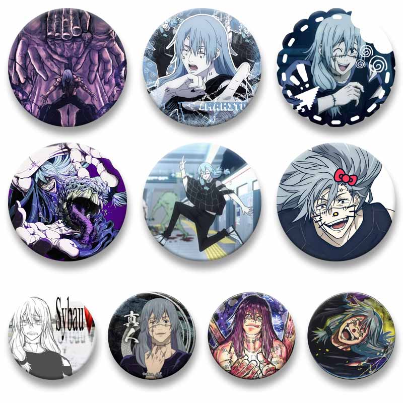 Pin Enamel Figur Anime Mahito  - Tuxedo Lapel Pin ulasan dan harga