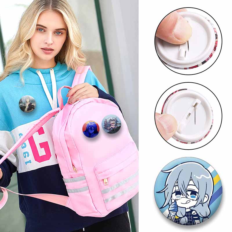 Pin Enamel Figur Anime Mahito  - Tuxedo Lapel Pin ulasan dan harga