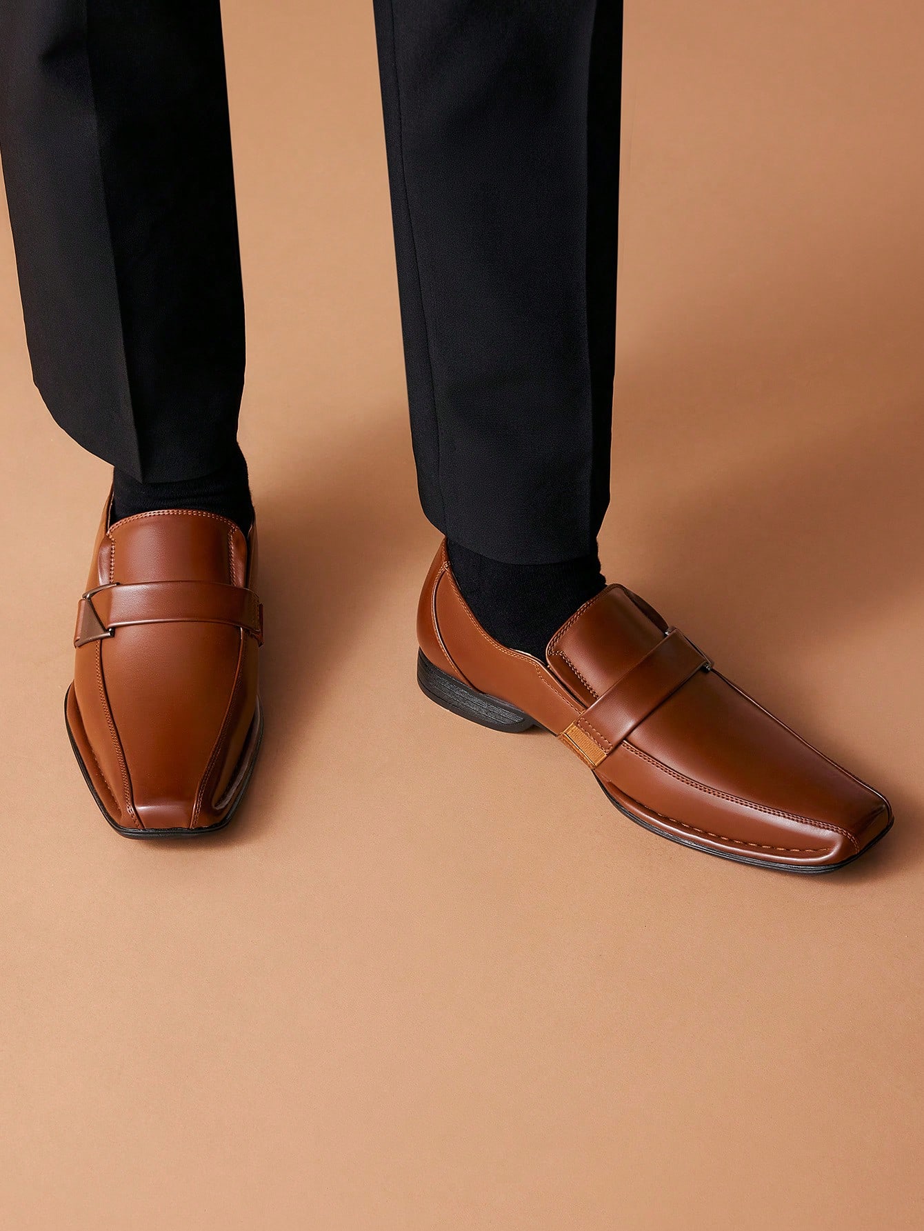 Sepatu Loafers Formal Pria den - Formal Men Daily Wear Footwear ulasan dan harga