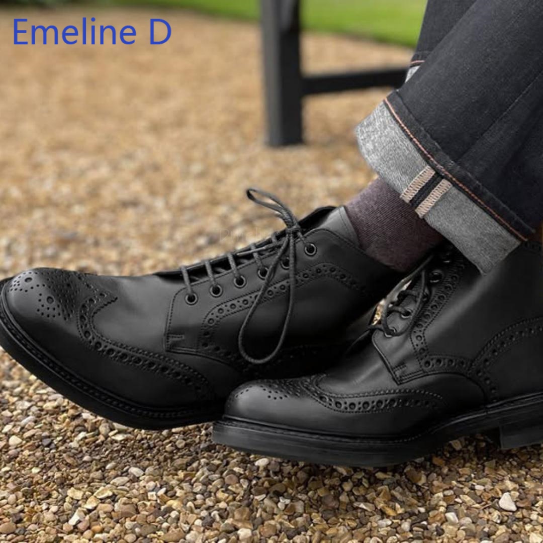 Sepatu Bot Pergelangan Kaki Mo - Formal Men Daily Wear Footwear ulasan dan harga