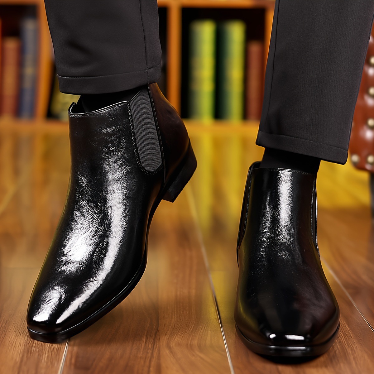 Sepatu Bot Chelsea, Sepatu Bot - Men Formal Wear With Boots ulasan dan harga