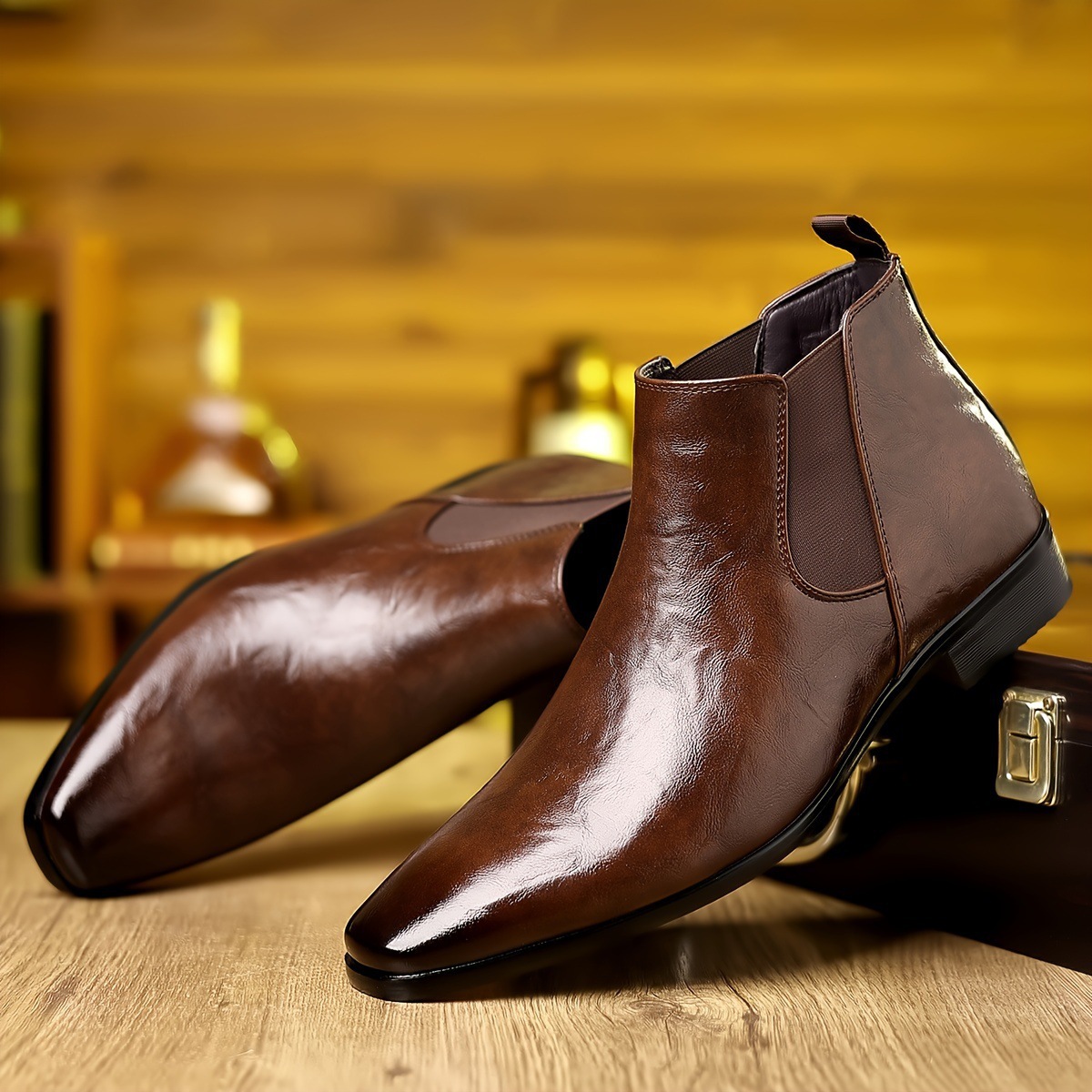 Sepatu Bot Chelsea, Sepatu Bot - Men Formal Wear With Boots ulasan dan harga