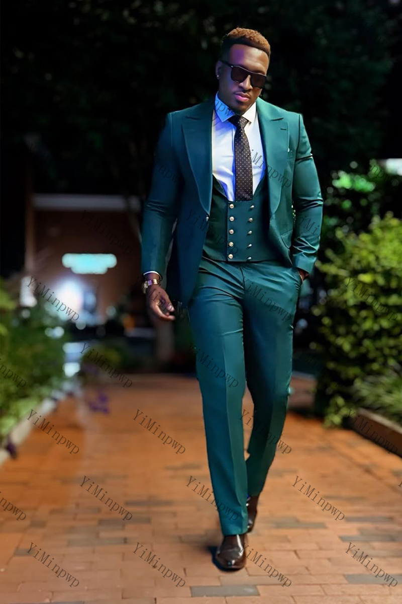 Setelan Pria YiMinpwp Hijau Tu - Men Formal Wear Modern ulasan dan harga