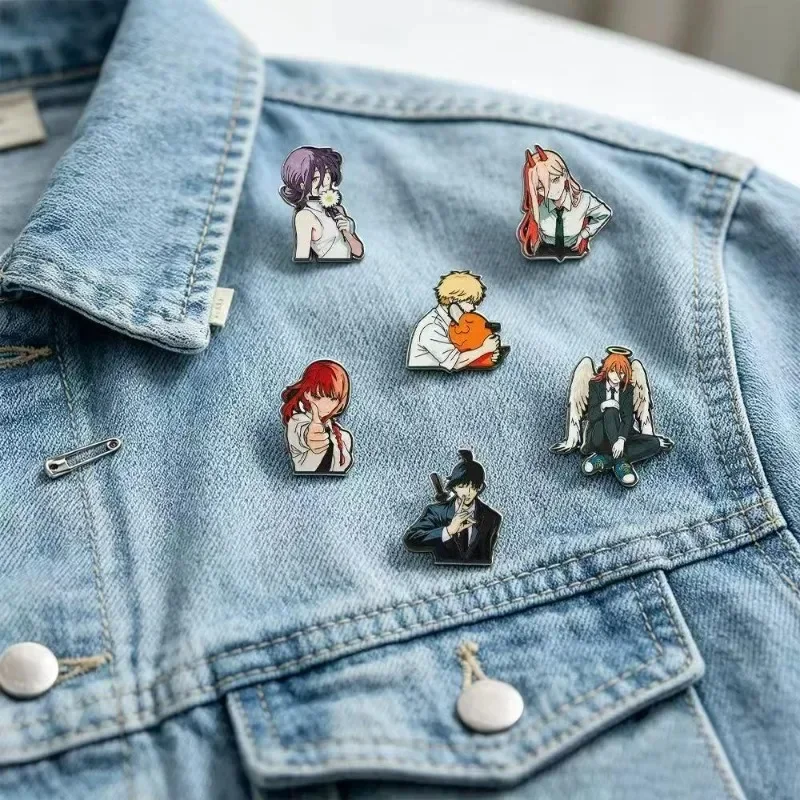 Set Pin Enamel Chainsaw Man Re - Tuxedo Lapel Pin ulasan dan harga