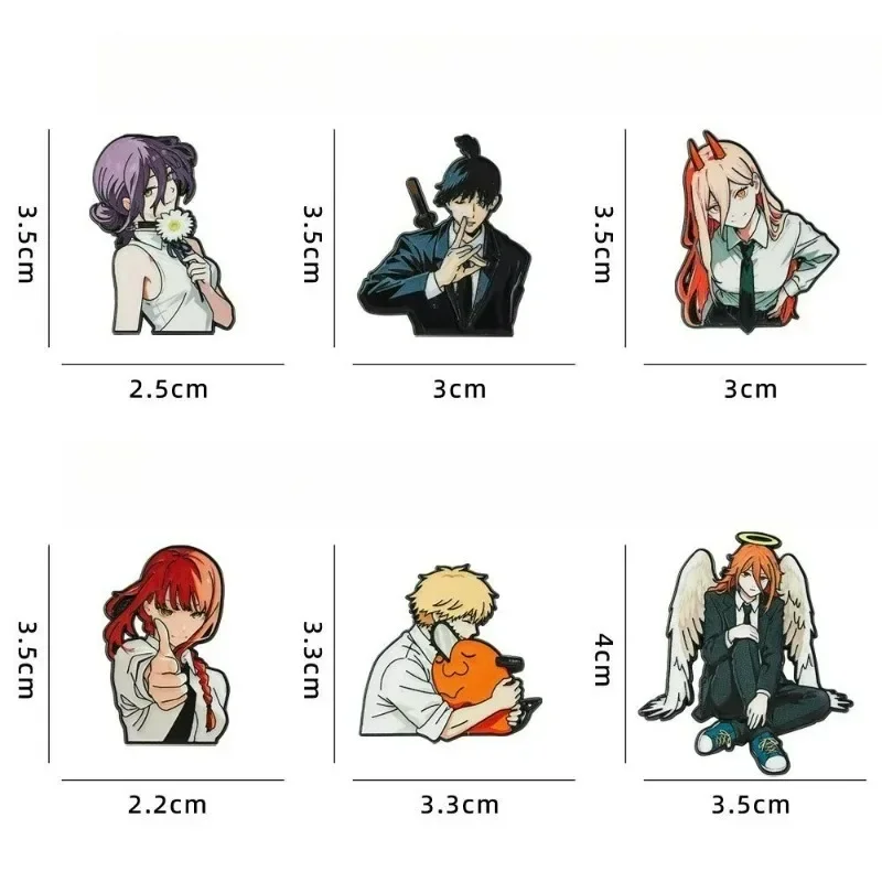 Set Pin Enamel Chainsaw Man Re - Tuxedo Lapel Pin ulasan dan harga