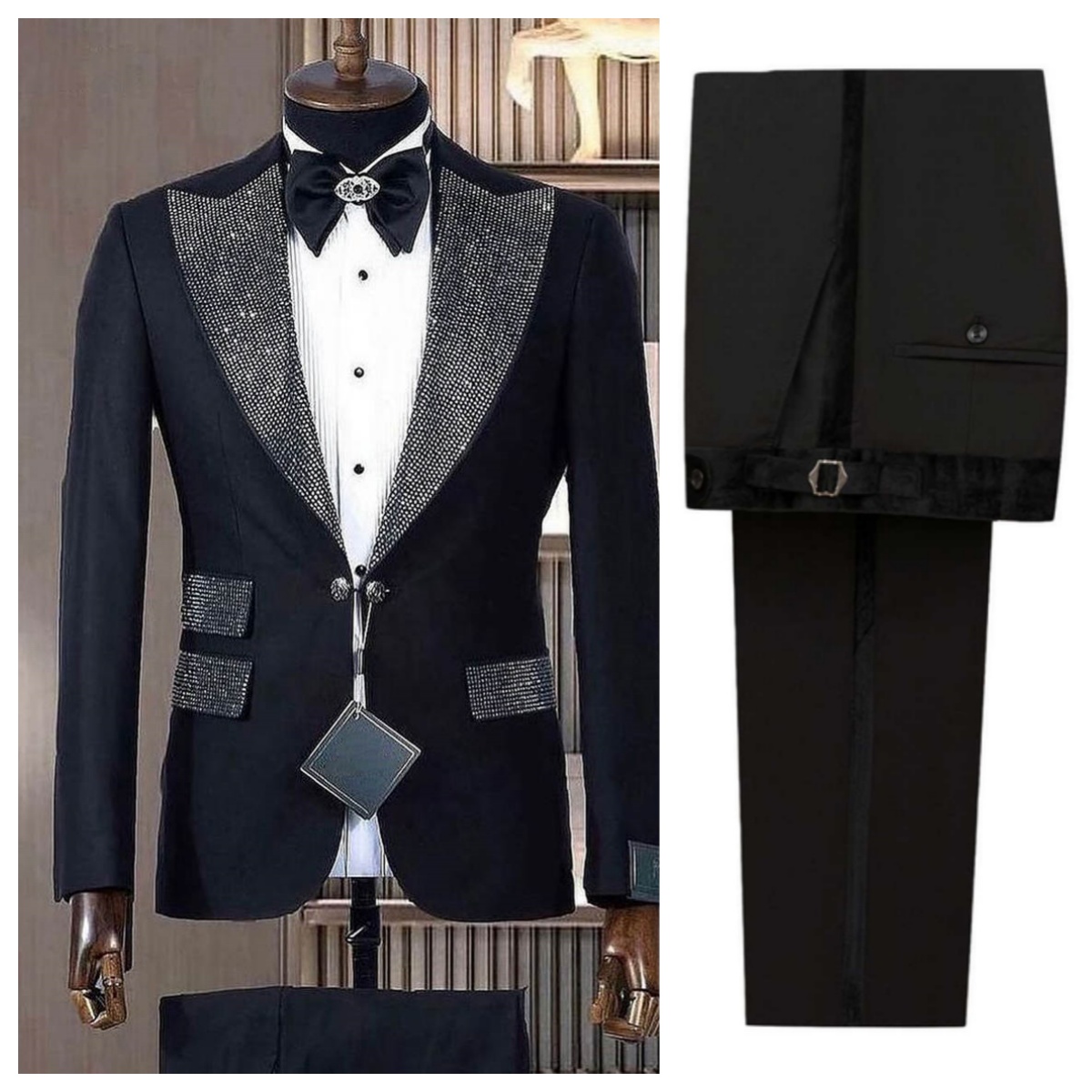 Jas Tuxedo Pria Formal Berhias - Men Formal Wear Modern ulasan dan harga