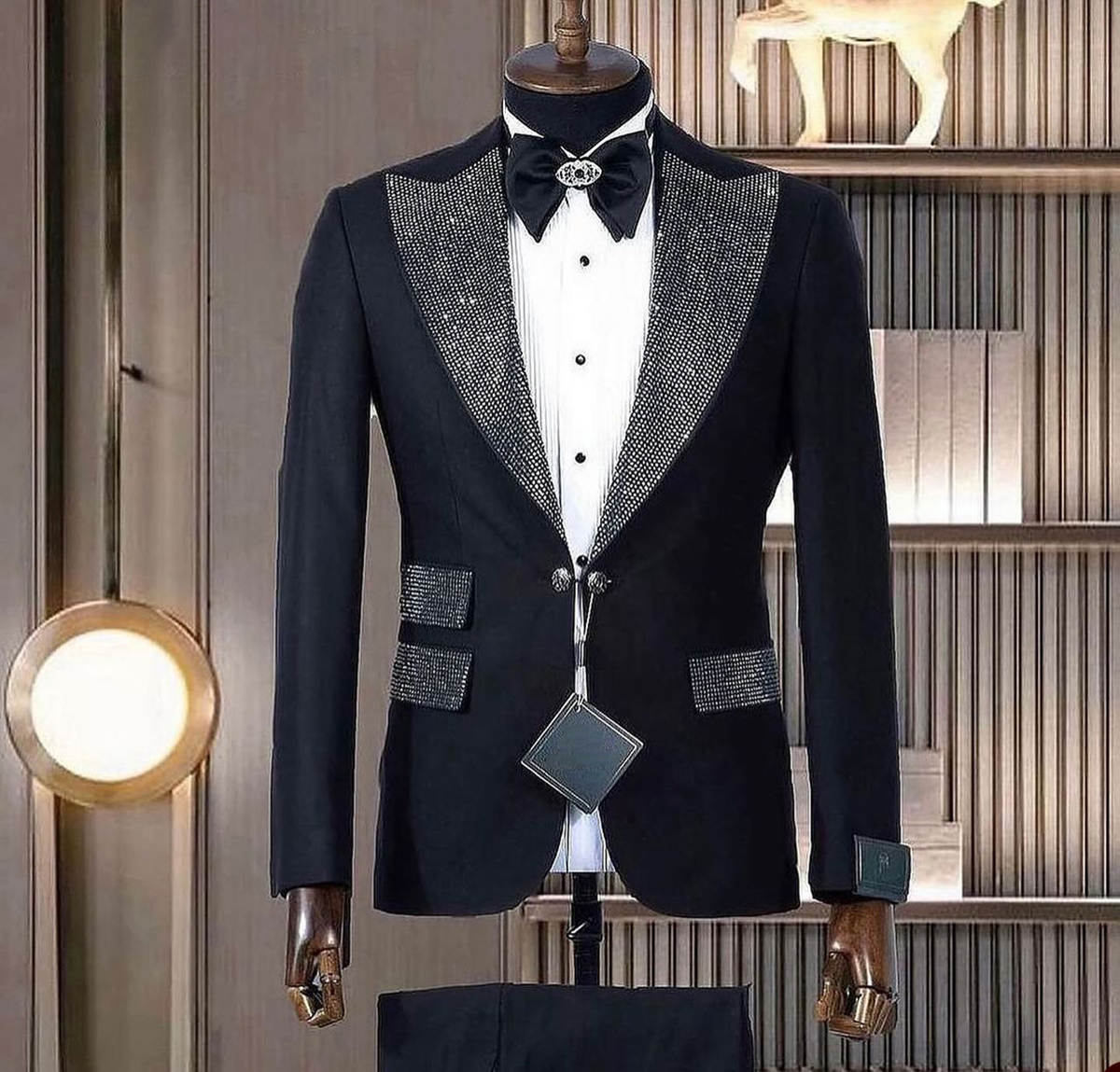 Jas Tuxedo Pria Formal Berhias - Men Formal Wear Modern ulasan dan harga