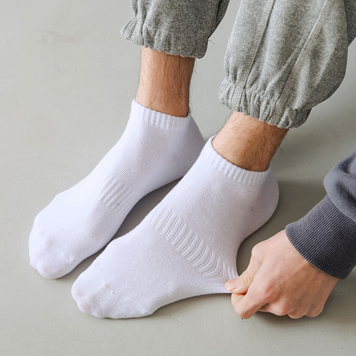 1/5 Pasang Kaus Kaki Pergelang - Sock Garter Men ulasan dan harga