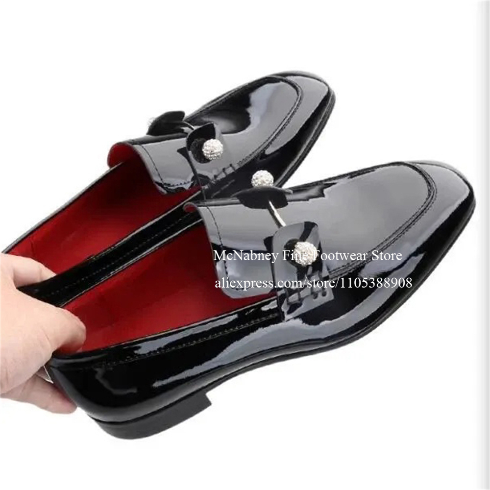 Sepatu Loafer Kulit Paten Berh - Tuxedo Lapel Pin ulasan dan harga