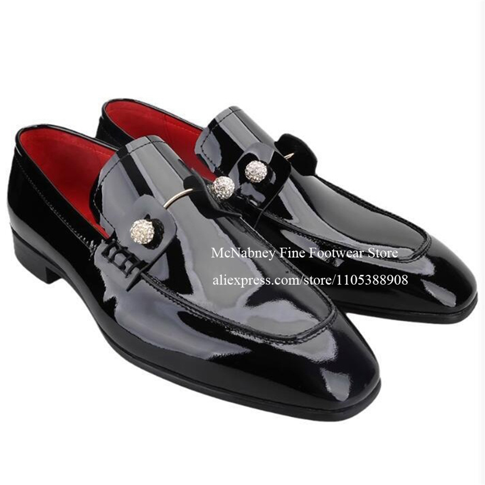 Sepatu Loafer Kulit Paten Berh - Tuxedo Lapel Pin ulasan dan harga